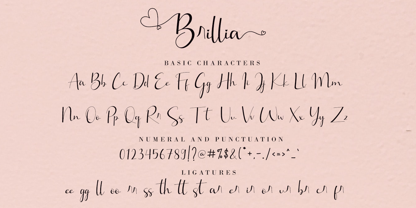 Brillia Calligraphy